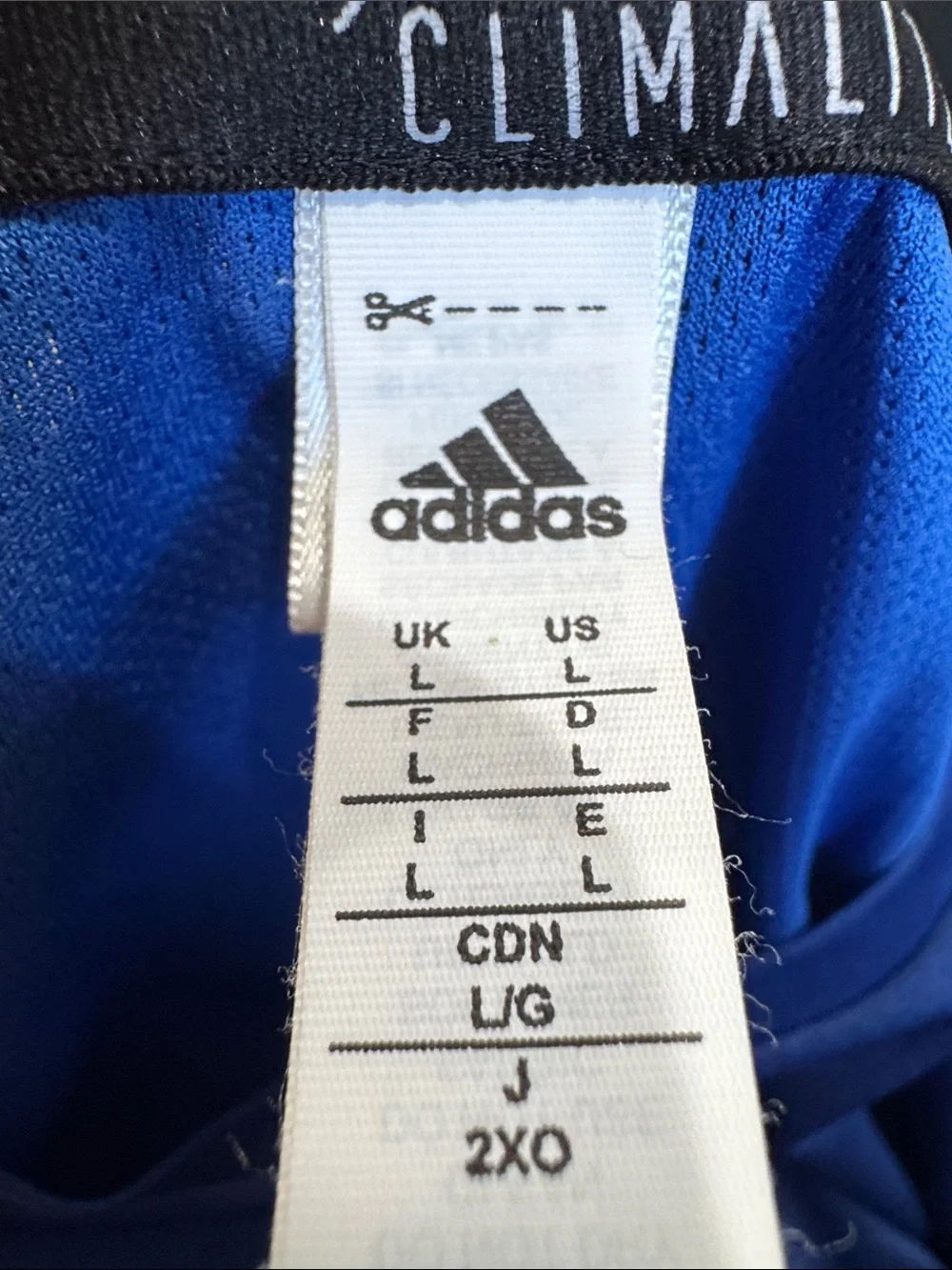 adidas Men’s Blue Short Sleeve Athletic Tee #562